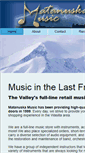 Mobile Screenshot of matmusic.com